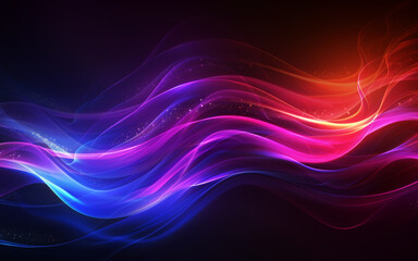 Naklejka premium beautiful and colorful smoke, fog flow background, main colors are blue and red 