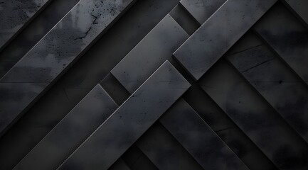 Black background with gray arrow lines, in a modern minimalist style, with a simple and clean design using geometric shapes with sharp edges and a high contrast between light and dark tones, perfect f