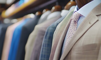 luxury men's suits, Generative AI