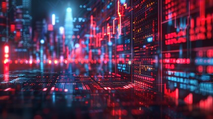 Price plummet, holographic business impact, futuristic financial crisis, dark design, High quality, + --ar 16:9 --stylize 250 --v 6 Job ID: 56c65961-494b-41df-af8f-6d713866fabb