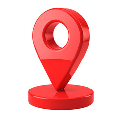 3d transparent background location icon
