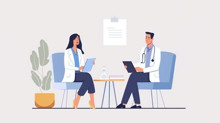 Health webinar with a doctor and patient case studies