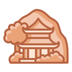 Naklejka premium Cultural Landscapes Icon
