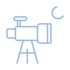 Astronomical Telescope Icon Design