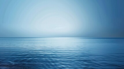 Obraz premium A sleek blue background with a gradient from deep navy to light sky blue