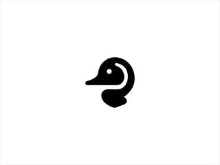 The logo features a stylized duck head in profile, with smooth, flowing lines that capture the duck's distinct beak and eye.