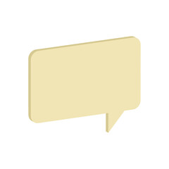 3D bubble speed icon and blank space for element