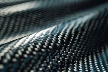 Abstract background wallpaper. texture and pattern on carbon fiber. black interlaced woven texture. Detailed pattern of a grey wicker. car hood softtop.
