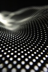 Abstract background wallpaper. carbon fiber material small white dots, intricate patterns or shapes on its surface