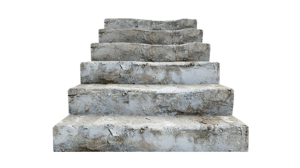 Stairs on transparent background 