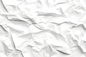 Obraz premium white crumpled paper background texture pattern overlay