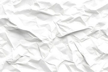 Fototapeta premium white crumpled paper background texture pattern overlay