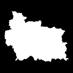 Gabrovo Province map, province of Bulgaria. Vector illustration.