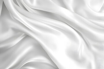 Obraz premium soft satin rip white silk silky white sheet material texture texture silk ripple background rippled White silky flag silk nobody flag texture sheet fabric fabric background fabric luxury background