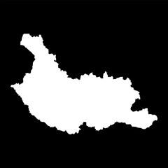 Kyustendil Province map, province of Bulgaria. Vector illustration.