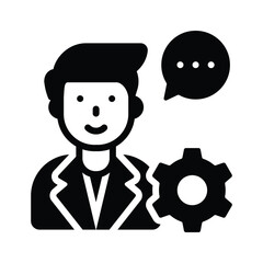 Elevate your consulting management game with our Vector Icon