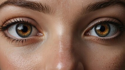 Obraz premium close up of brown eye