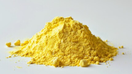 Sulfur. Sulfuric Chemical Element commonly used in Industry as a Mineral Grain