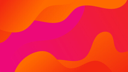 Orange Purple color abstract wave background. Modern design template for web cover