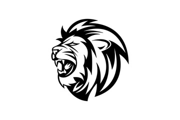 Fototapeta premium head of a lion ilustration