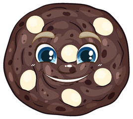Smiling Chocolate Chip Cookie