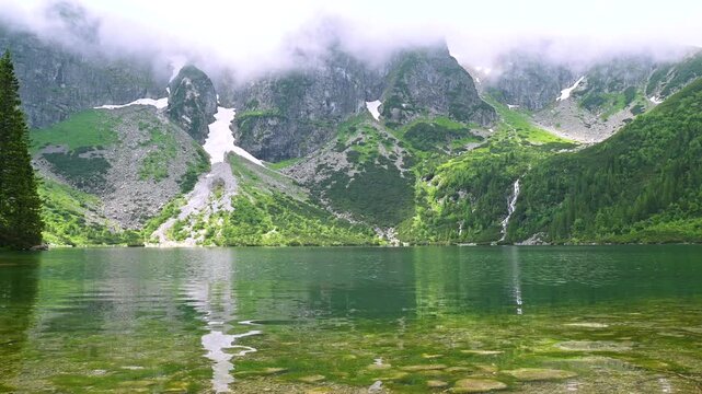Morskie Oko, or Eye of the Sea. Beautiful mountain lake.