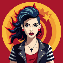 rock lady punk  rock'n'roll