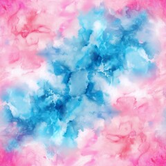 Fototapeta premium a seamless tie-dye pattern rendered in watercolor style