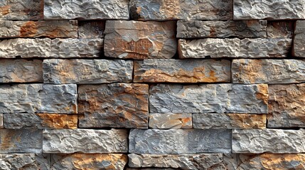 Fototapeta premium A red fire hydrant situated next to a brick wall