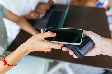 Contactless Payment in Action: Utilizing Mobile Phone for a Seamless Transaction
