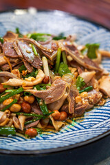 A delicious Chinese dish, cold goose offal