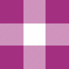 Winter background vector texture, seasonal check fabric seamless. Pop pattern textile plaid tartan in pink and white colors.