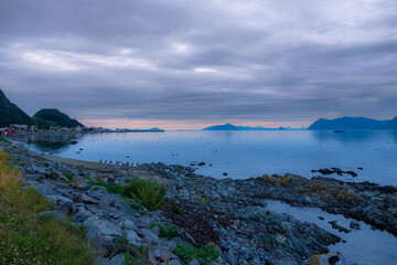 Isola di Runde al tramonto