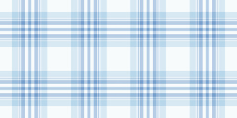 Exotic check plaid pattern, designer seamless fabric vector. Backdrop texture background textile tartan in light and pastel snow colors.