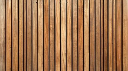 Naklejka premium Seamless pattern of vertical wooden slats on sleek modern wall panels, ideal for architectural and design backgrounds