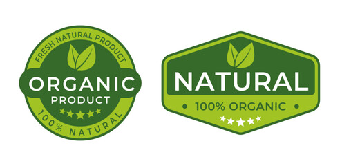 Organic Product logo. Organic Food logo template illustration