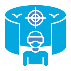 Obraz premium Shooting Game Icon