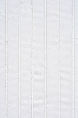 Detail of a white painted wooden fence