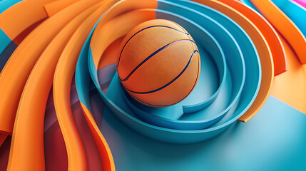 Basketball wallpapers, the beauty of colors and popular sports.