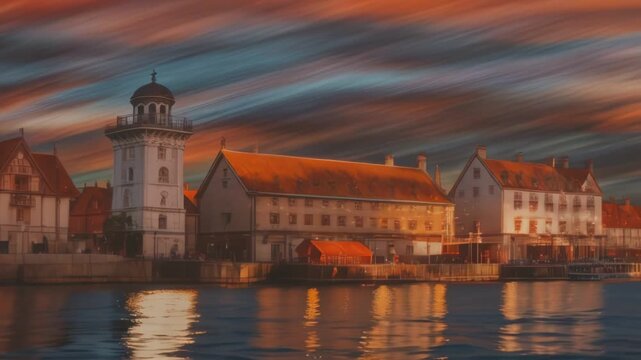 Picturesque cityscape