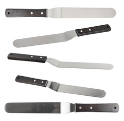 Silver Pancake Spatula isolated on white background