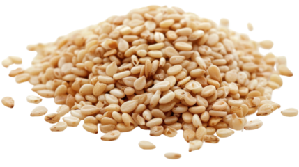 Sesame Seeds on transparent background