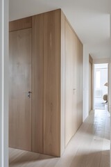 Modern Wooden Doors and Hallway Interior Design