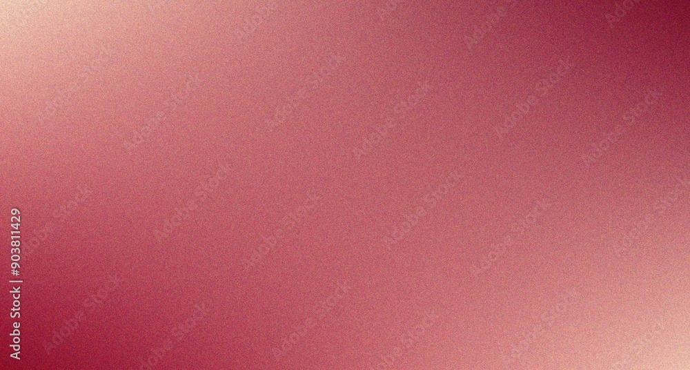 Leinwandbilder red gradient with grain texture background, grainy gradient wallpaper, red color background with noi
