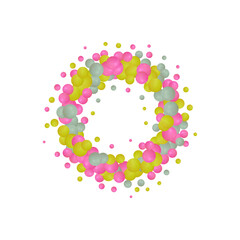 Realistic background of multiple pearls - vector eps10 illustration.