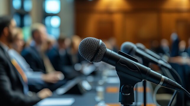 Professional Panel Discussion at Business Event