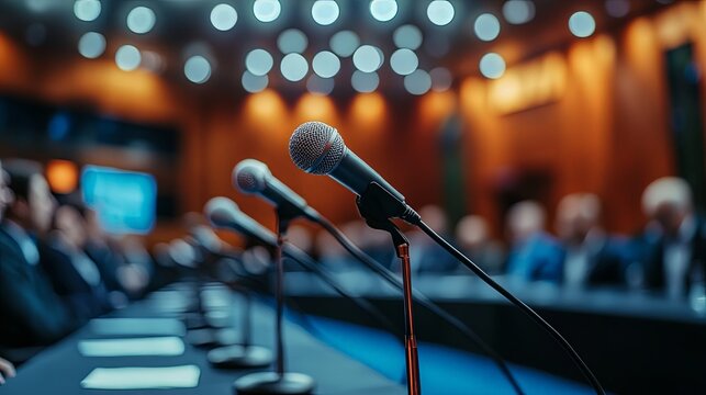 Professional Panel Discussion at Business Event