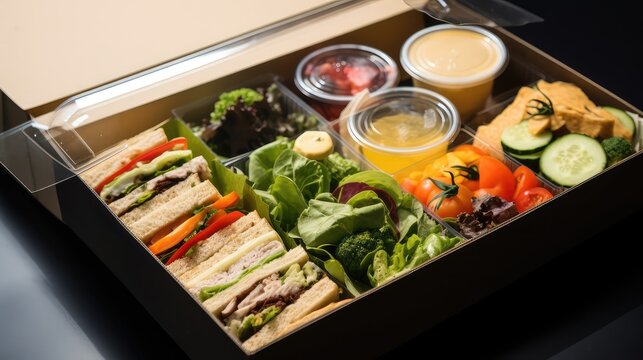 corporate boxed lunch