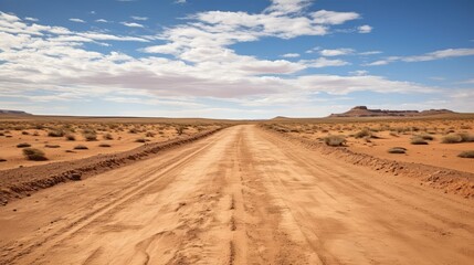 Fototapeta premium landscape 4x4 dirt road