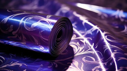 paper purple foil